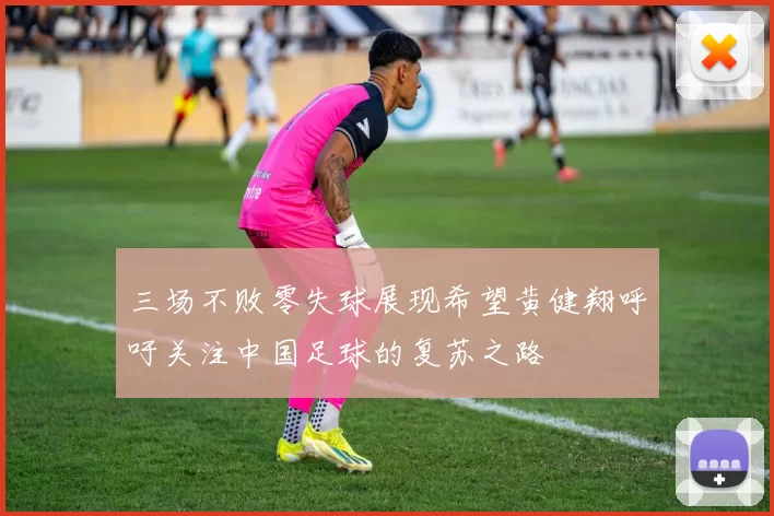 三场不败零失球展现希望黄健翔呼吁关注中国足球的复苏之路